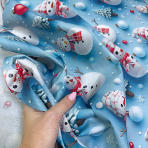 Ранфорс 5D снеговики