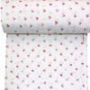 Ранфорс сердечки красные на белом F
