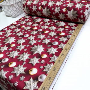 Ранфорс 5D снежинки