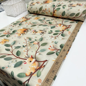 Ранфорс лесные оленята