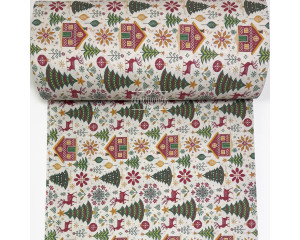 Ранфорс 5D новогодняя вышивка