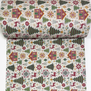 Ранфорс 5D новогодняя вышивка