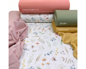 Ранфорс цветы 295