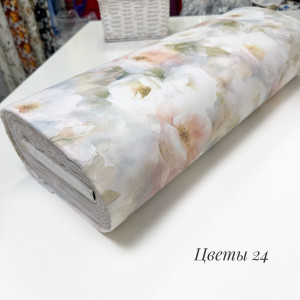 Ранфорс цветы 24