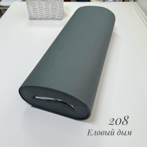 Ранфорс однотонный еловый дым 208