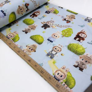 Ранфорс лабубу на голубом