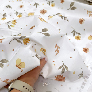 Ранфорс цветы 300