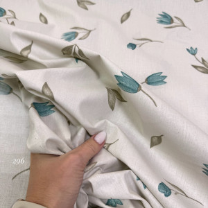 Ранфорс цветы 296