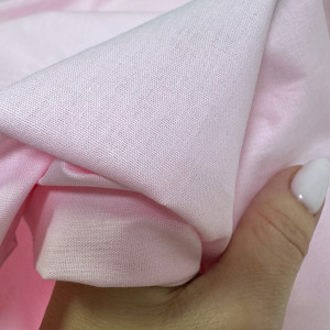 Ранфорс однотонный розовый зефир 150