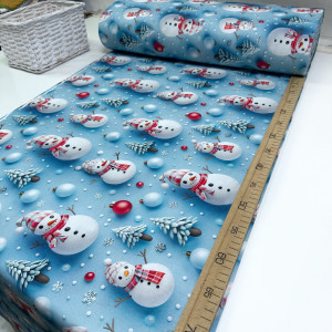 Ранфорс 5D снеговики