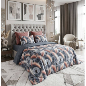 Ранфорс одуванчики с перьями