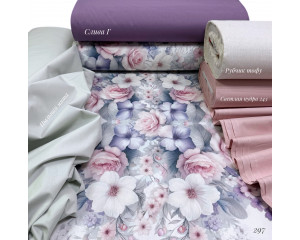 Ранфорс цветы 297