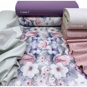 Ранфорс цветы 297