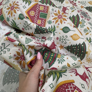 Ранфорс 5D новогодняя вышивка