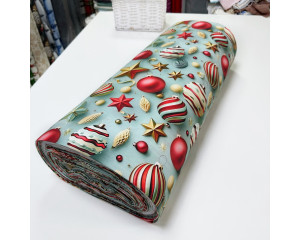 Ранфорс 5D новогодние игрушки