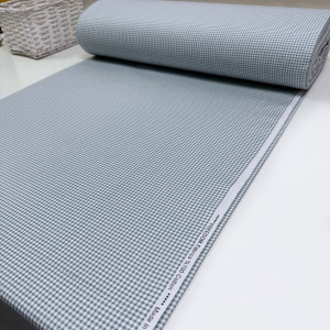 Ранфорс клеточка серо-мятная