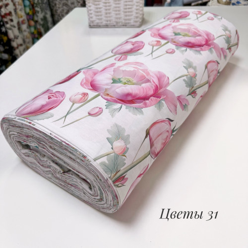 Ранфорс цветы 31