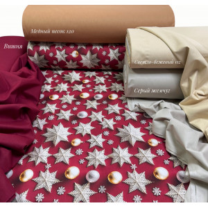 Ранфорс 5D снежинки