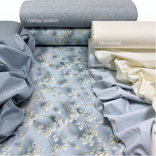 Ранфорс цветы 30