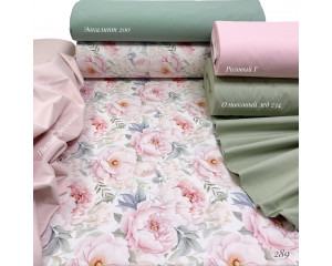 Ранфорс цветы 289