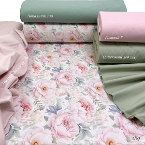 Ранфорс цветы 289