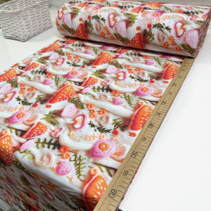 Ранфорс вязаные мухоморы