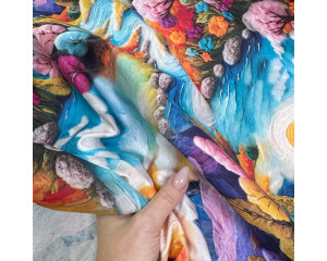 Ранфорс 5D радужная долина