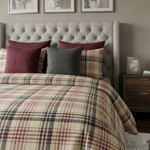 Ранфорс шотландка айвори