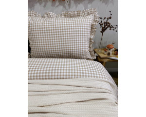 Ранфорс клетка бежевая стандарт