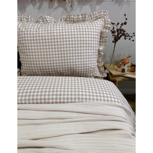 Ранфорс клетка бежевая стандарт