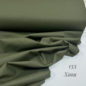 Ранфорс однотонный хвоя 