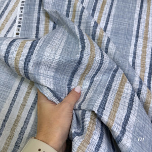 Ранфорс полоска текстурированная 01