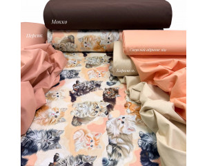 Ранфорс котята персиковые