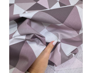 Ранфорс треугольники сиреневые