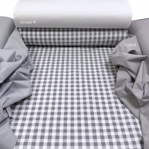 Ранфорс клетка серая стандарт