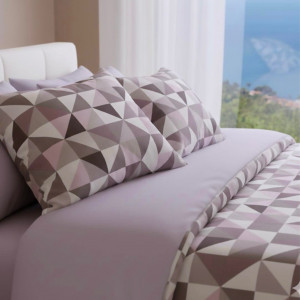 Ранфорс треугольники сиреневые