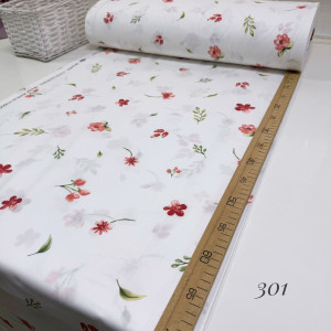 Ранфорс цветы 301