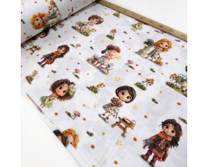 Ранфорс цветочные куколки