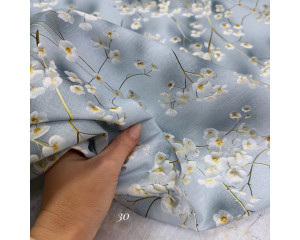 Ранфорс цветы 30