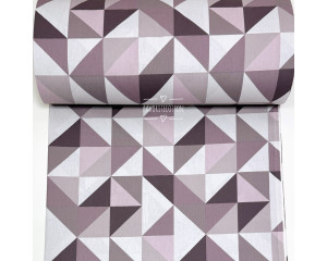 Ранфорс треугольники сиреневые