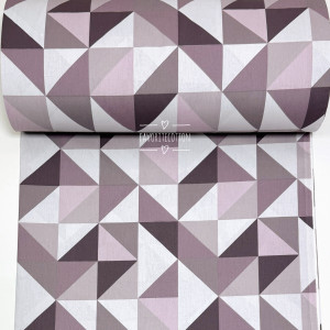 Ранфорс треугольники сиреневые