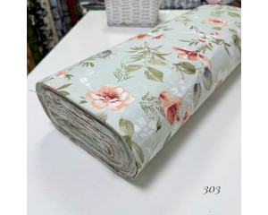 Ранфорс цветы 303