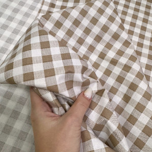 Ранфорс клетка бежевая стандарт