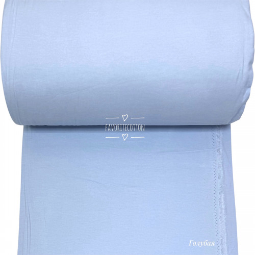 Фланель голубая