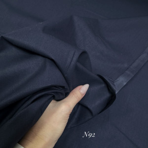 Ранфорс однотонный темно-синий N 92