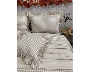 Ранфорс клетка бежевая стандарт