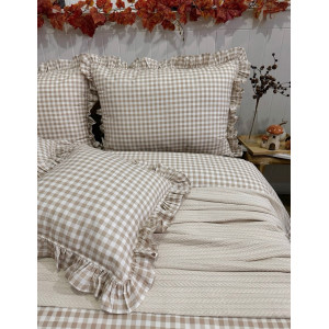 Ранфорс клетка бежевая стандарт