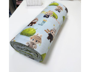 Ранфорс лабубу на голубом