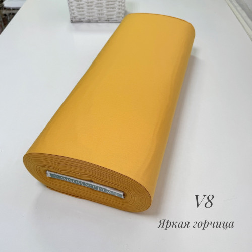 Ранфорс однотонный яркая горчица