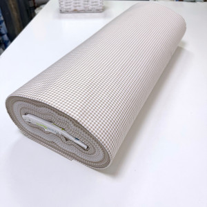 Ранфорс клеточка бежевая